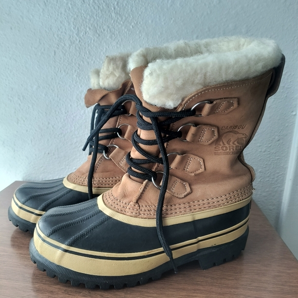 Sorel Kaufman Caribou Winter Boots WOS Made In Canada